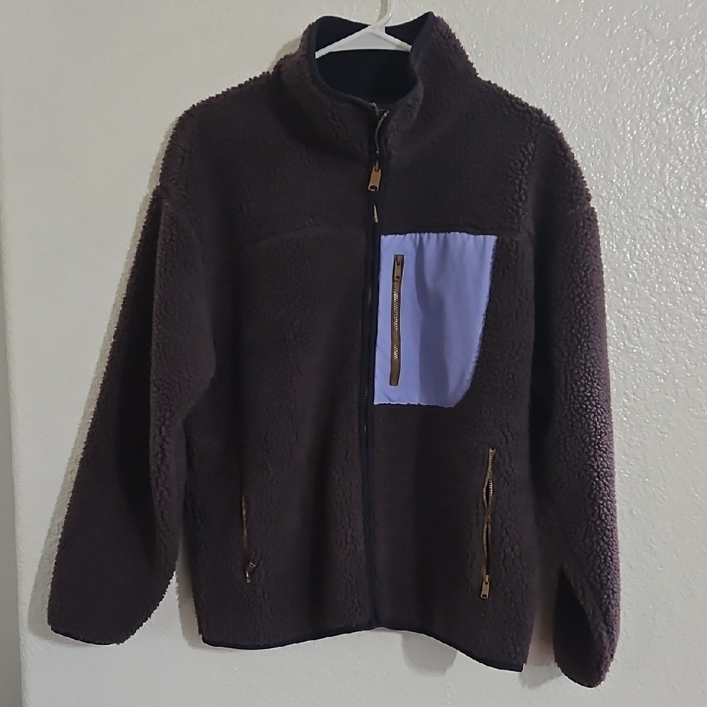 Eddie Bauer Navy Fleece Jacket
